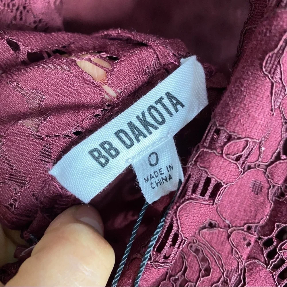 BB Dakota- NWT Cara High Neck Lace Cocktail Dress - Picture 7 of 8